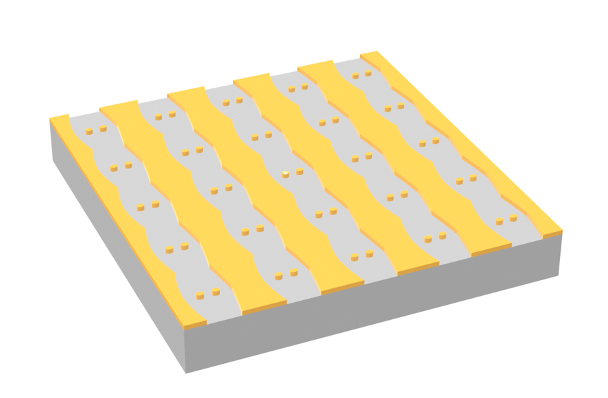 Inverse design optimization of a plasmonic nanoantenna metasurface