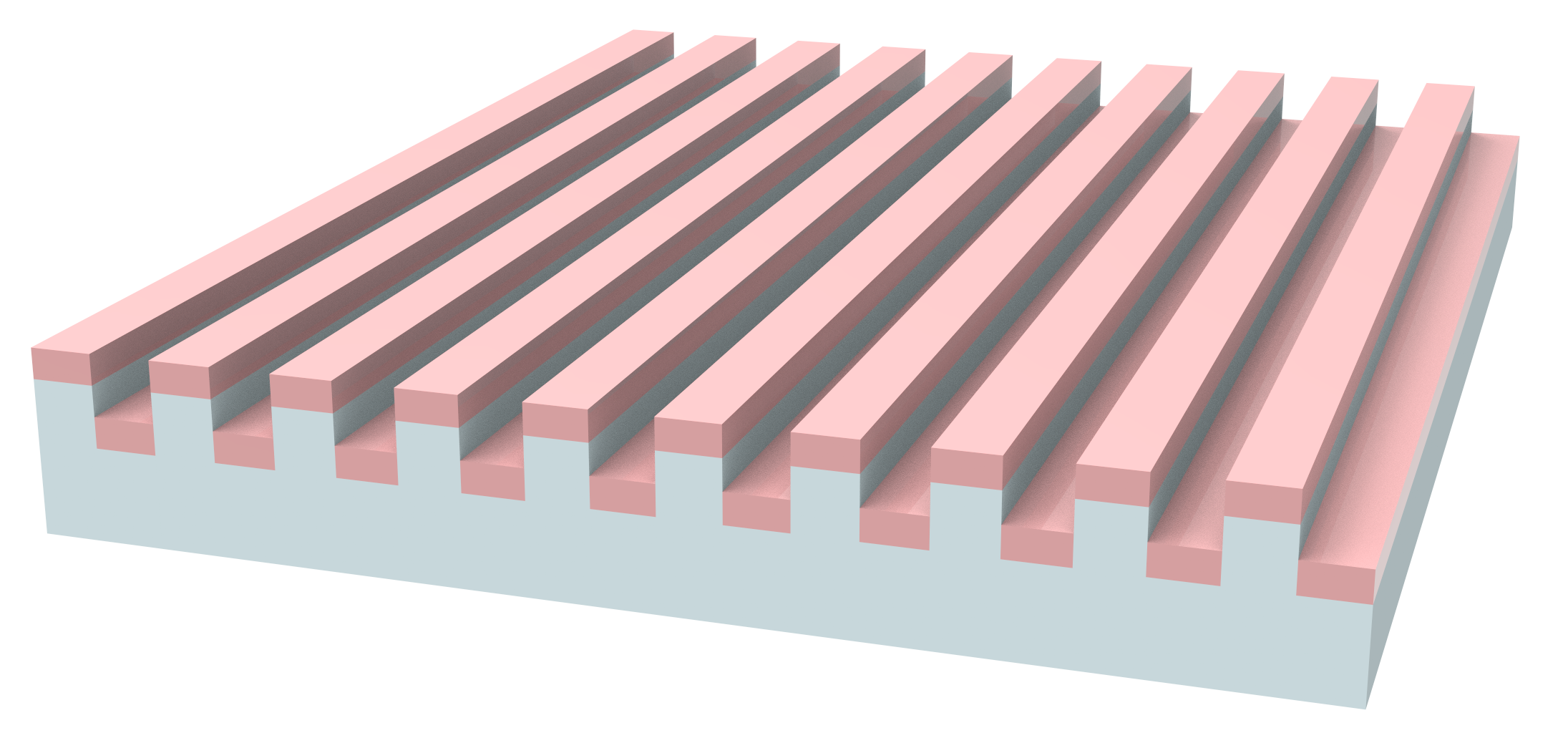 Biosensor grating simulation