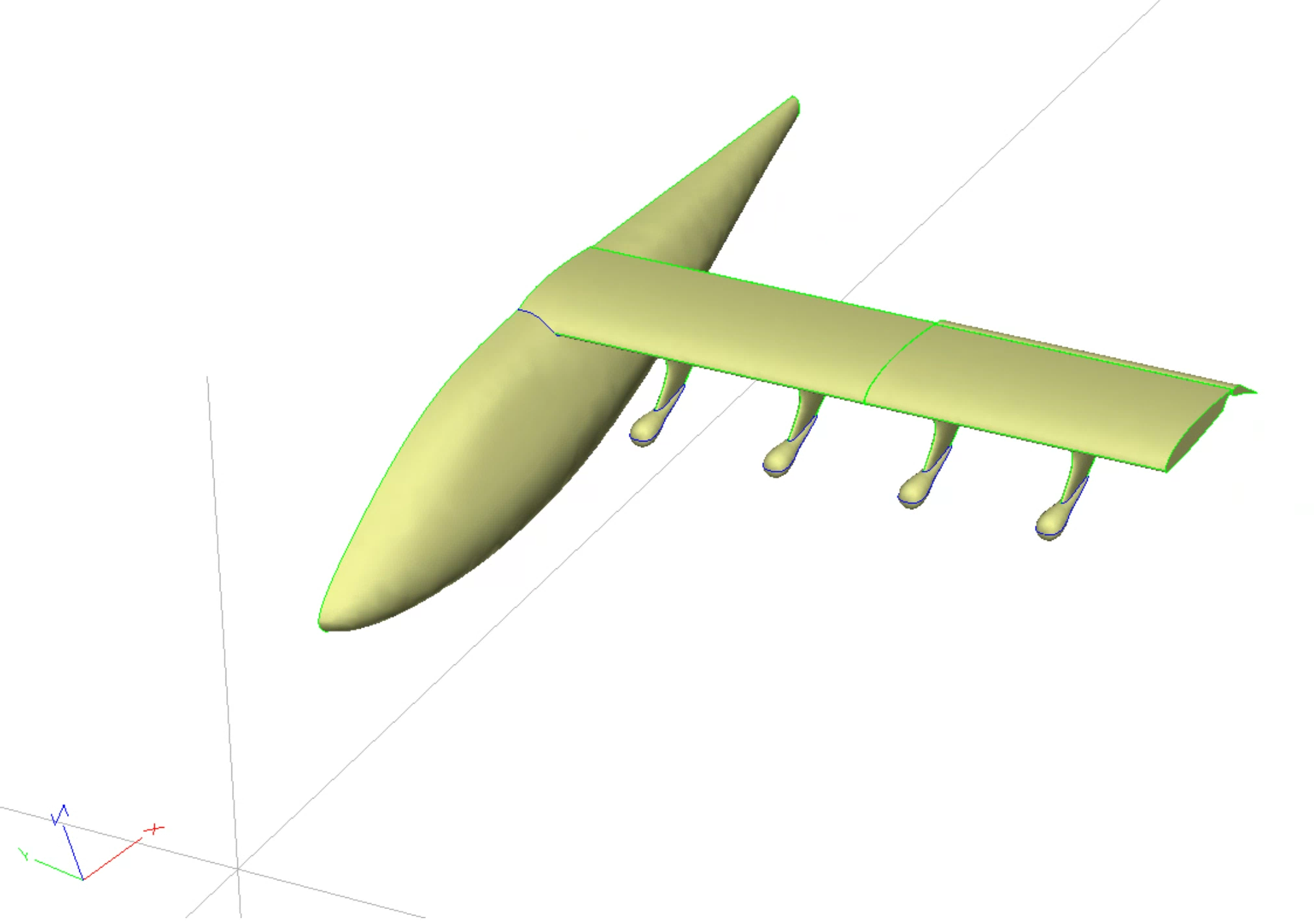 Our modeled eSTOL aircraft